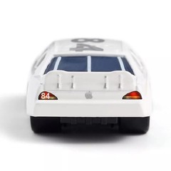 2PCS Disney Pixar Cars White Apple Mack Hauler Truck+Car 1:55 Diecast Toys Gifts