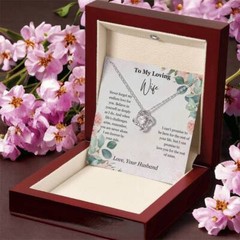 Gift for Wife Pendant Love Knot Necklace