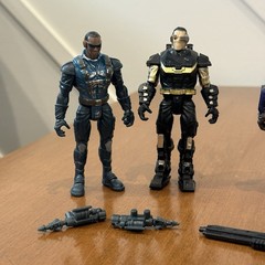 Greenbrier Final Faction Lot of 6 Figures Alpha Team Soldiers Accessories Weapon