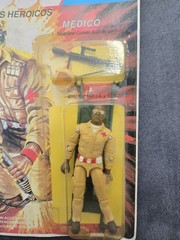GI Joe Comandos Heroicos Medico Brazil 1982 Doc Plastirna