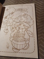 Strawberry Shortcake Coloring Book used Vintage 1981 Kenner 1132702