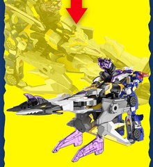 Jurassic Cops ZETSAURUS Coa Zetcoa Dino Core Jet Plane Transforming Robot Toy