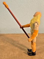 VTG LJN Advanced Dungeons & Dragons AD&D RINGLE RUN w/ Staff & BOWMARC w/ Cape