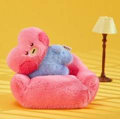 LINE FRIENDS BT21 mini minini Plush CHILL BREAK Polyester TATA etc. JAPAN NEW