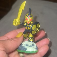 Activision Skylanders Chop Chop Figure – Gold/Black/Red w/ Sword & Shield