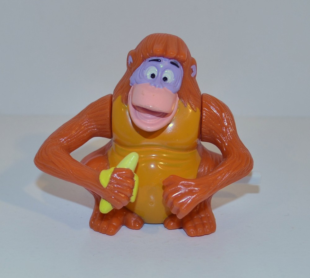 RARE 1990 King Louie 2.5″ McDonald’s EUROPE Action Figure Disney Jungle Book