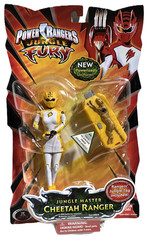 Power Rangers Jungle Fury Master Cheetah Yellow Ranger Figure NEW 2008 Bandai