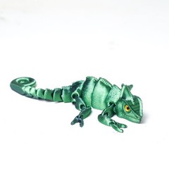 8.3inch 3D Printed Lizard Model,Articulated Animals Figure,Fidget Toy Home Decor