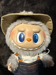 POP MART Authentic Labubu Fall In Wild Series Big Medium Size Plush Doll 38cm
