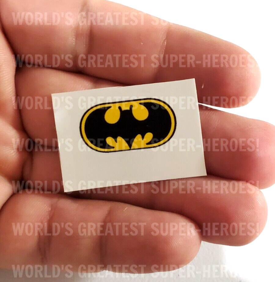Mego Batman Emblem Reproduction Pre-Cut Vinyl For WGSH 8″ Action Figure