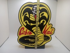 Retro Karate Kid Cobra Kai logo lightbox sign display light box sign