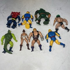 Mattel He-Man and Masters of the Universe Action Figures 1980s Vintage Lot 8