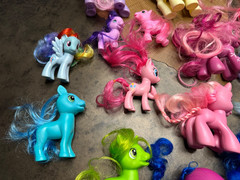 Hasbro My Little Pony Mixed Generation Lot of 13 Varying Sizes