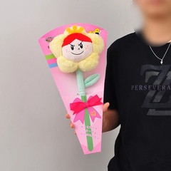 Powerpuff/Girls Series Plush Toy Creativity Artificial Flowers Stuffed Toy Gift