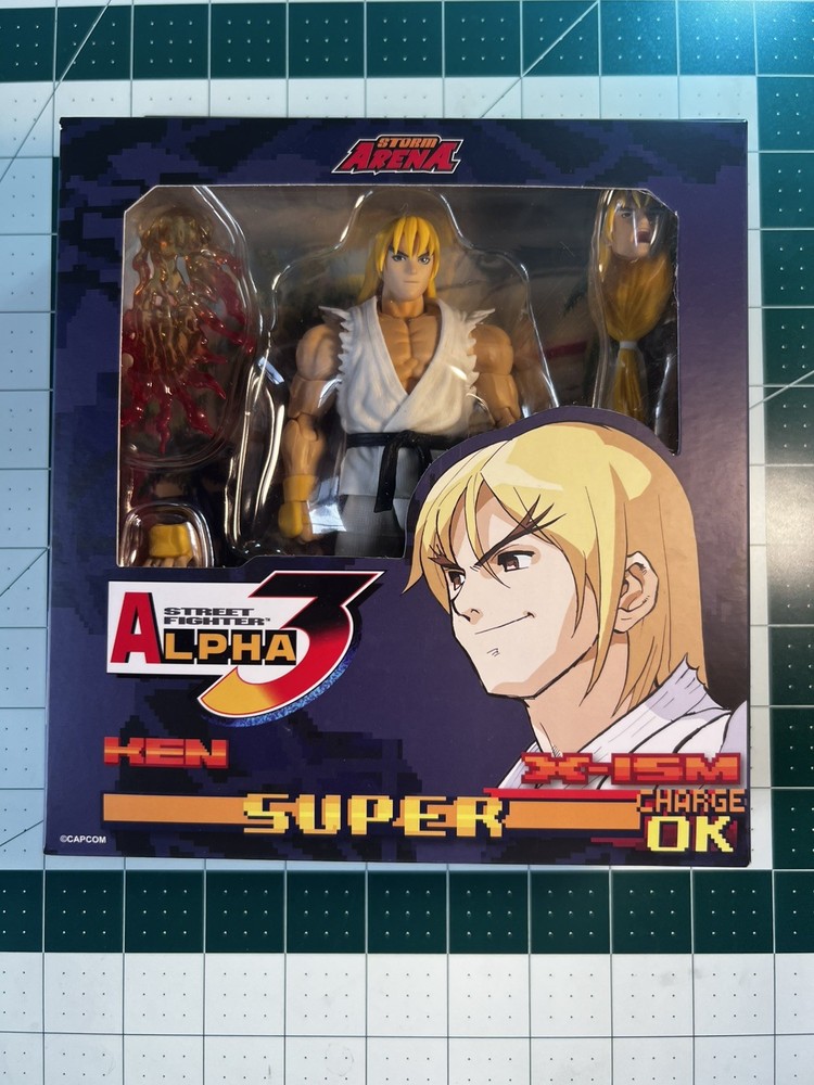 Storm Arena Street Fighter Alpha 3 Ken ( White ) BBTS Exclusive 1/12 Scale