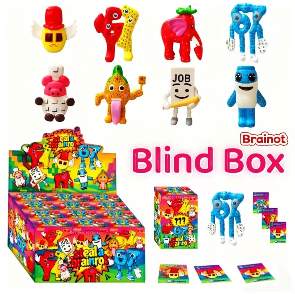 steal a brainrot blind box Italian brainrot 67 Brainrot toy 24 pcs with box