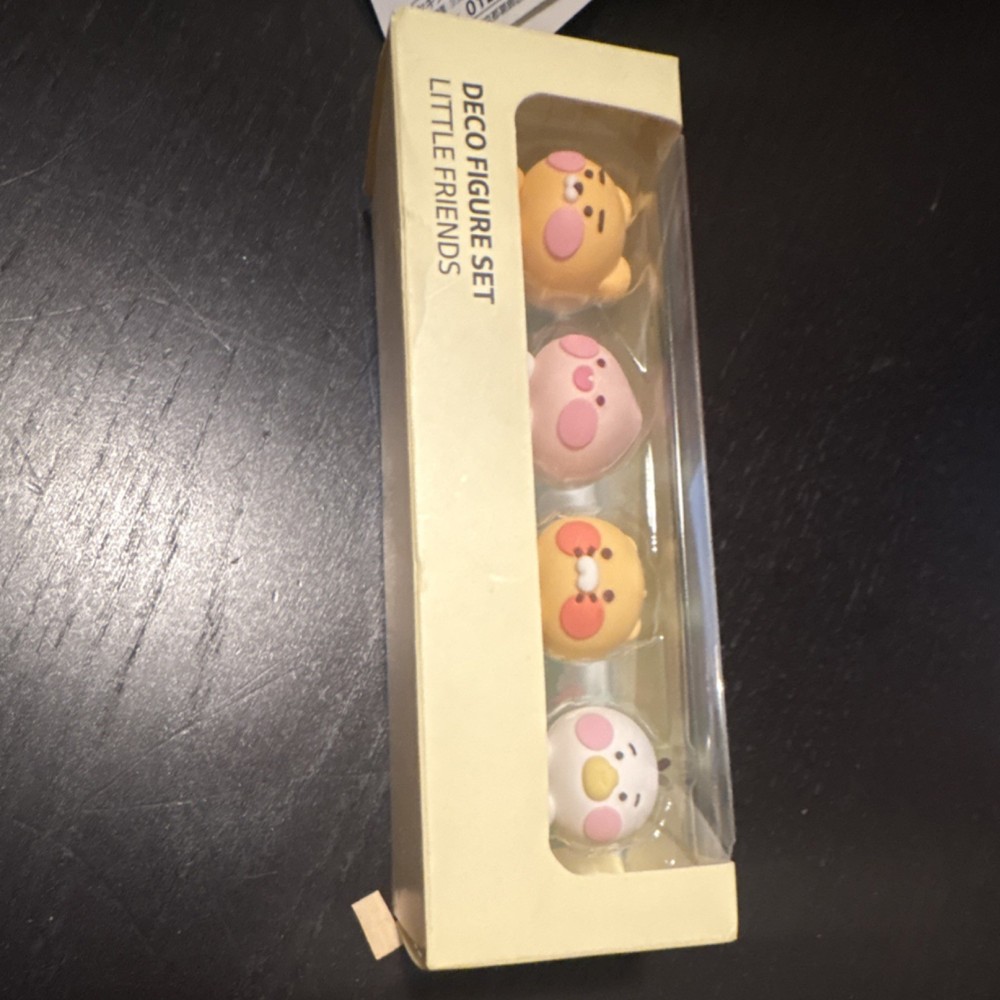 Kakao Friends Collectible Figure Set Ryan Apeach Muzi Tube Boxed Cartoon TV