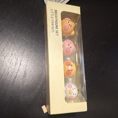 Kakao Friends Collectible Figure Set Ryan Apeach Muzi Tube Boxed Cartoon TV