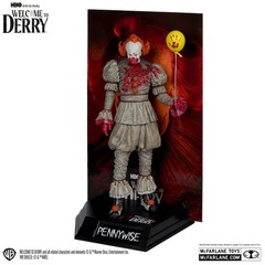 Pennywise Bloody Welcome to Derry 6″ Posed Figure McFarlane Toys Ships ASAP