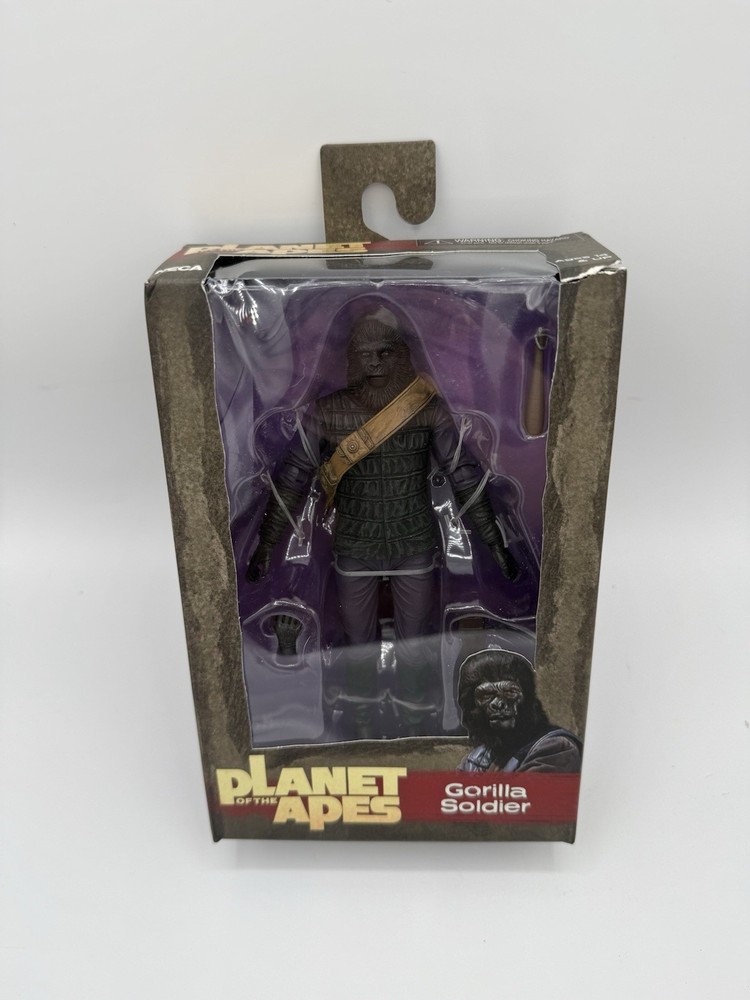 NECA Planet of the Apes – Gorilla Soldier – Box Slight Damage