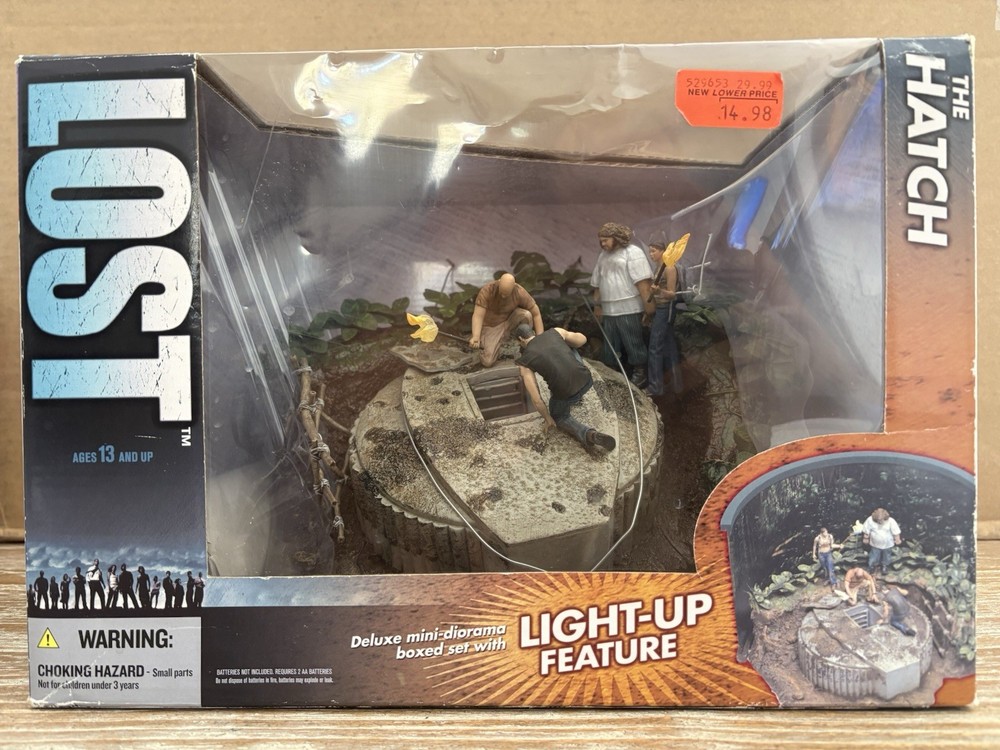 McFarlane Lost TV Show The Hatch Light-Up Mini Diorama NIB Sealed