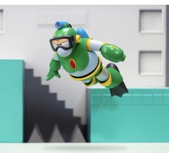 Jada Toys Mega Man Bubble Man Deluxe Action Figure