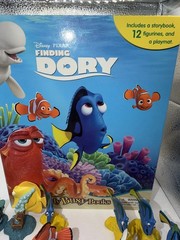 Lot Of 21 Finding dory Pvc Lot & Playmat & Book Nemo Disney Store Busy Book