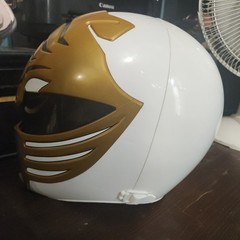 Mighty Morphin Power Rangers Lightning Collection White Ranger Helmet Loose