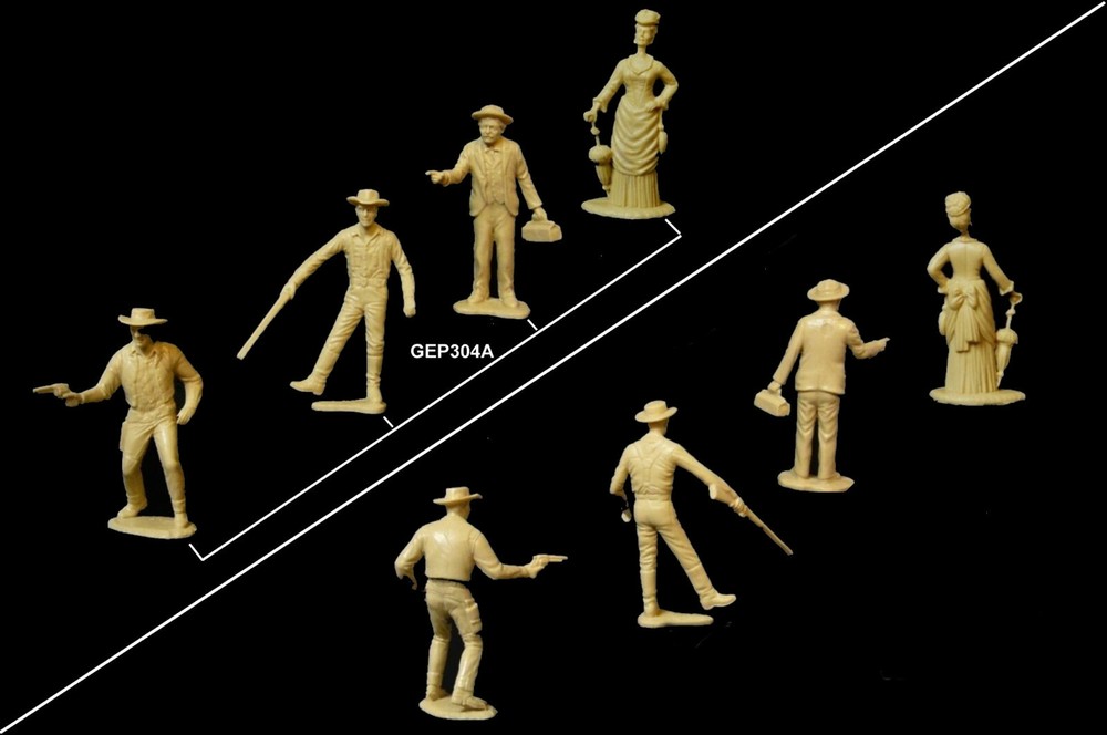 Gunsmoke Bartender Sam Marx TV Western resin toy soldiers playsets