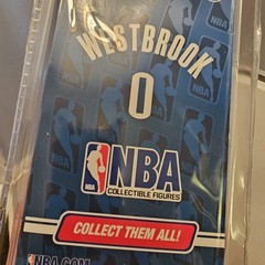 NBA COLLECTIBLE FIGURE RUSSELL WESTBROOK OK City Thunder COLLECTORMATES MINI