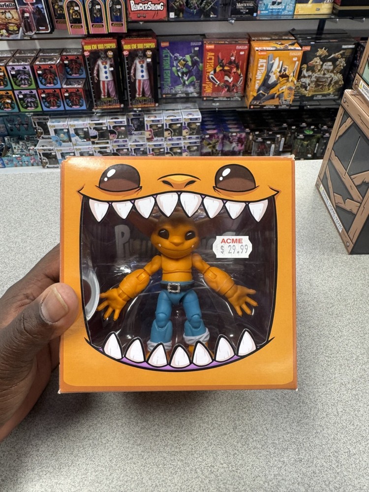Plunderlings FERAL CHEDAR 1/12 Scale Orange 4″ Action Figure Lone Coconut