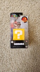 Jakks Pacific Super Mario Bros Movie Goomba 1.25 in Mini Figure + Question Block