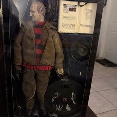 Vintage 2004 Sideshow Collectibles 12″ Robert Englund Freddy Vs Jason Figure