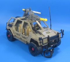 2010 GI Joe VAMP Jeep Vehicle Double Clutch 4″ Figure 25th Pursuit of Cobra POC
