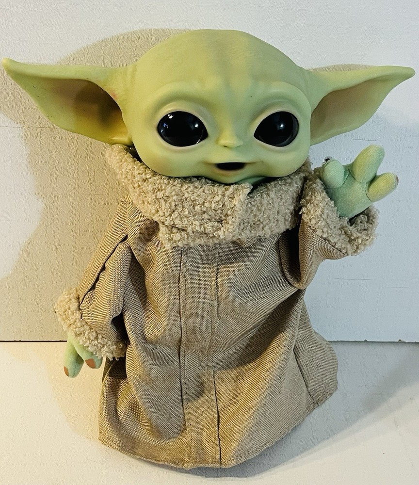 Mattel Star Wars GROGU THE CHILD Baby Yoda Mandalorian 11″ Plush Rubber Head