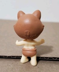 Vintage Rose O’Neill Kewpie Doll Raccoon Hat Figure 2″ PVC Miniature Toy Rare