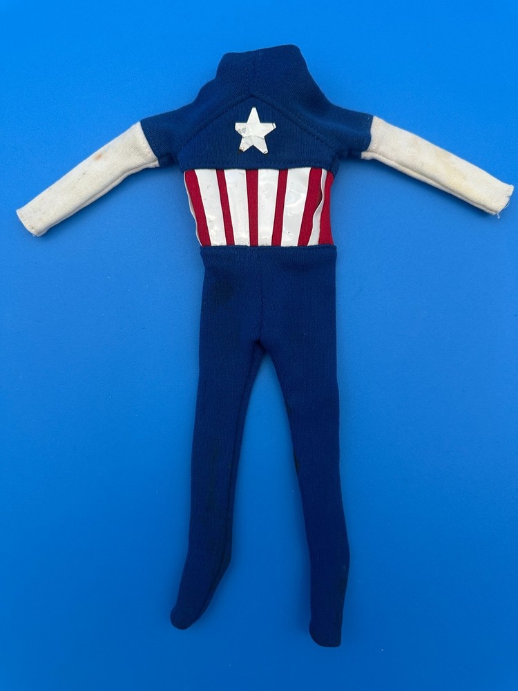 1966 IDEAL Captain Action 12″ Captain America Body Suit