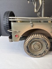 Hasbro GI Joe 12″ WWII 1941 Jeep Willys US Army 1:6 Scale W/ Turret Gun (2001)