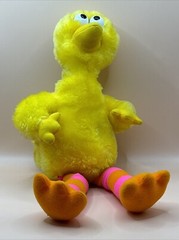 RARE Vintage NWT Big Bird Applause Muppets Sesame Street 12″ Plush Stuffed NEW