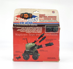 GI JOE COMANDOS EM ACAO ROBO-METRALHADORA COMPLETE w/BOX & BP’s BRAZIL ESTRELA