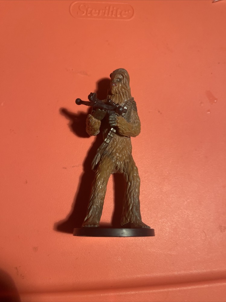 Disney Store Authentic CHEWBACCA FIGURINE Cake TOPPER STAR WARS Toy LOOSE FIGURE