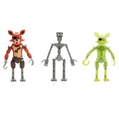 Five Nights at Freddy’s Endo Series Radioactive Foxy + Foxy Figures Jazwares