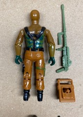 GI Joe Vintage Figure Lot of 6 Flash Short Fuze Roadblock Baroness Eels Snowserp