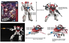 Transformers SIEGE WFC Commander Class 12″ Jetfire OPEN BOX SALE-MISSING BLASTER
