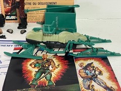 GI Joe 1984 Zartan V1 Complete + Chameleon 100% Canadian File Card Blueprints