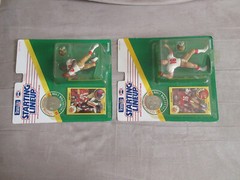 San Francisco 49ers Lot of 2 Joe Montana & Jerry Rice Starting Lineup 1991 NIP