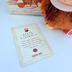 POP MART Dimoo The Secret Theatre Club Series Pendant Plush Doll – Timid Lion