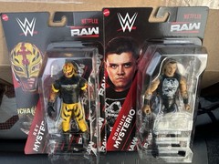 WWE DOMINIK MYSTERIO Figure Judgement Day Rey Mysterio Lot Of 2 Mattel