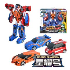 Tobot V Grand Champion Transforming Combined Vehicles Robot Figure (No Box)