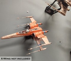 Star Wars Wall Mount #3 For Modern Large Poe Dameron X-Wing Only